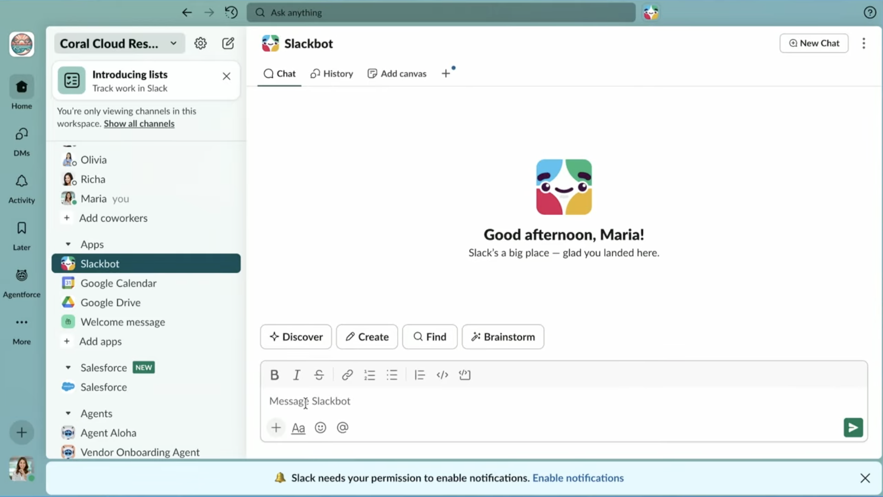 Slackbot AI assistant