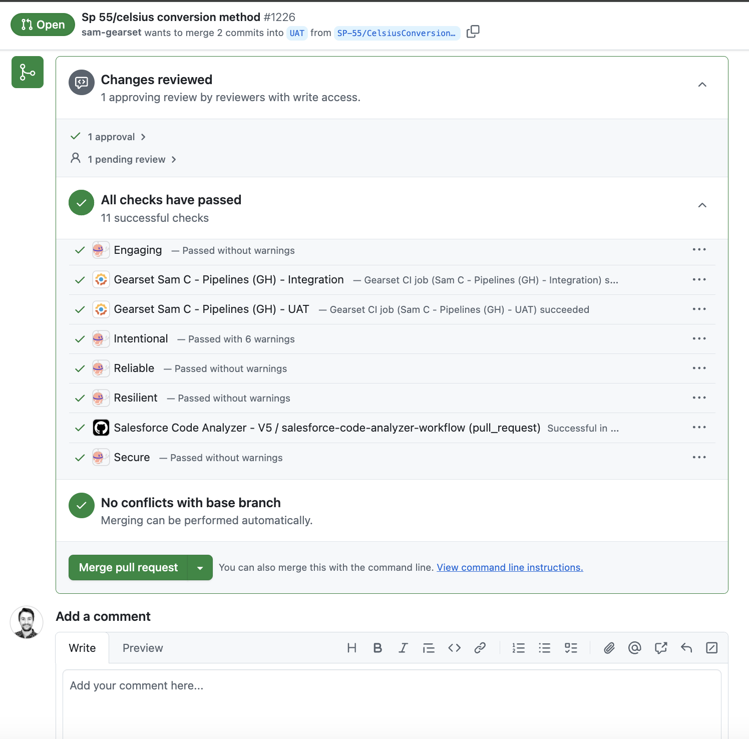 PR to UAT: ready to merge
