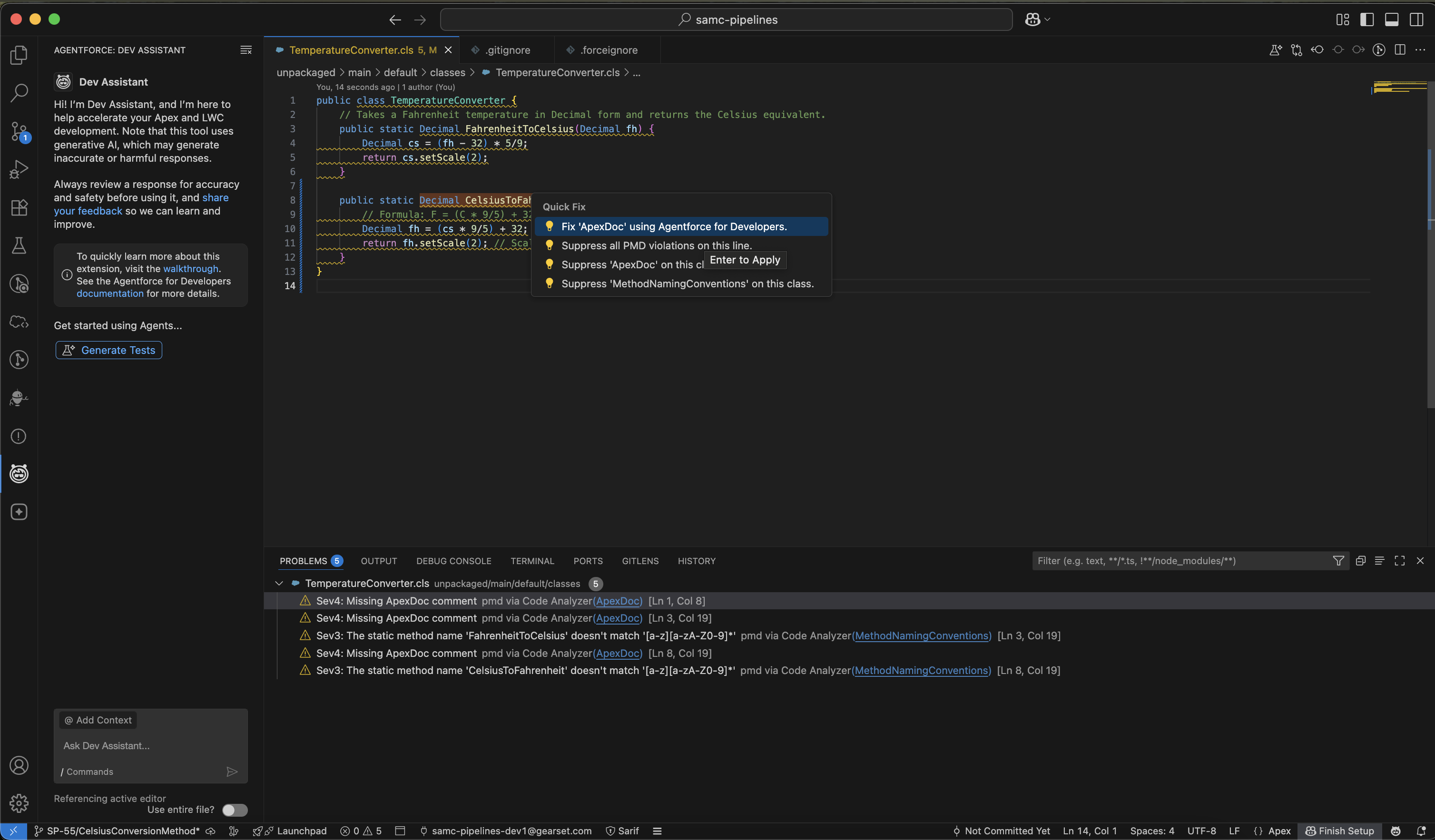Agentforce quick fix